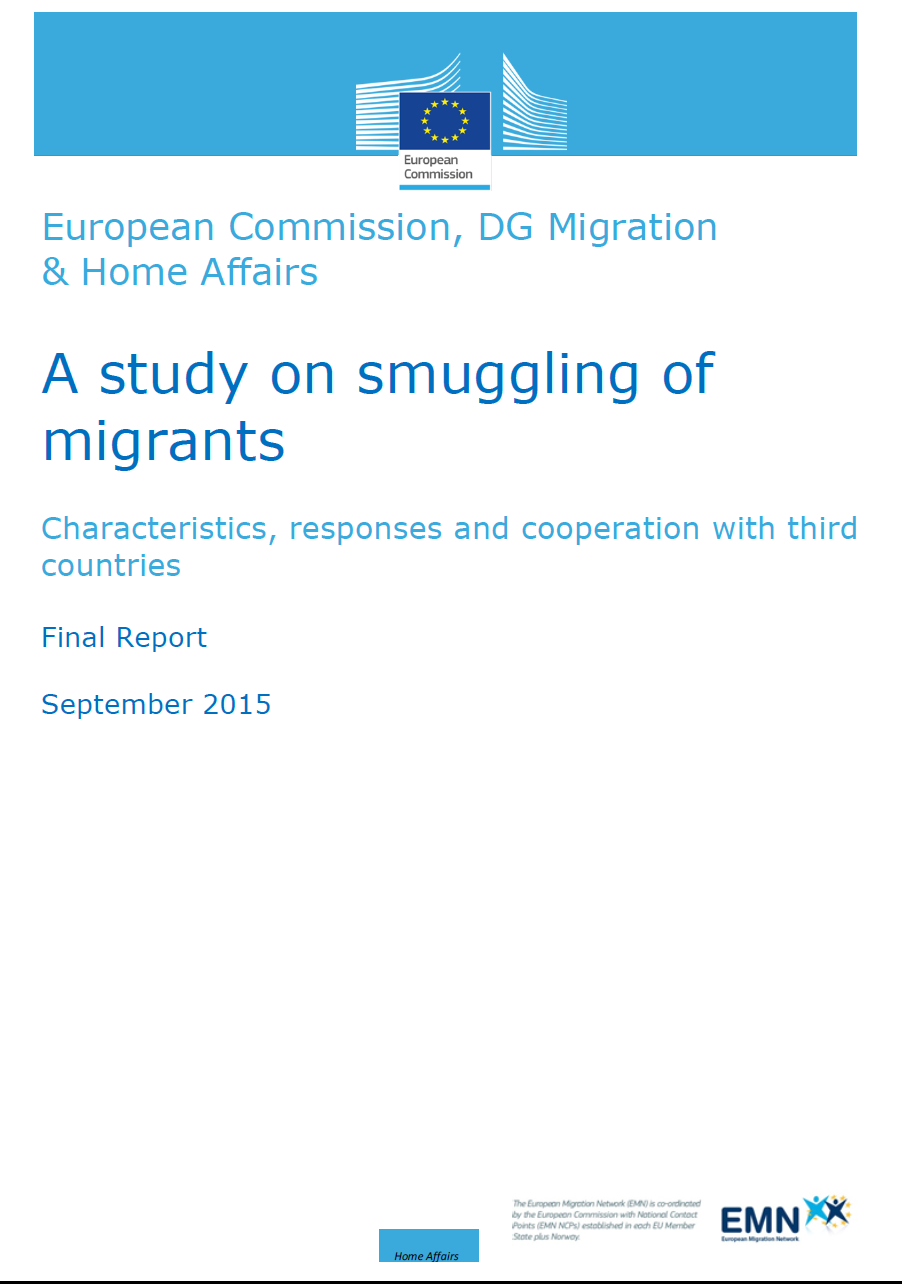 A study on smuggling of migrants. Characteristics, responses and ...